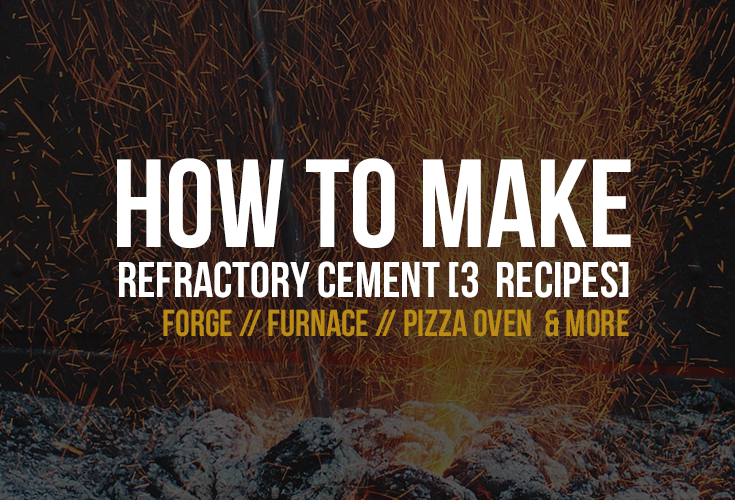 How To Make Parkhomov Cement (Refractory Cement) 