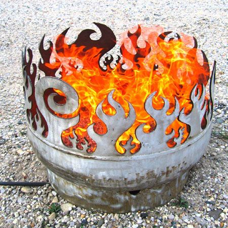 Beach Burner Recycled Steel Fire Pit
